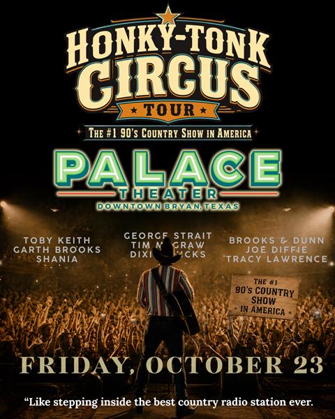JEREMY MCCOMB HONKY-TONK CIRCUS TOUR poster