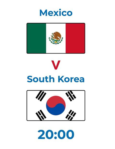WC Mexico vs. South Korea Movie Poster