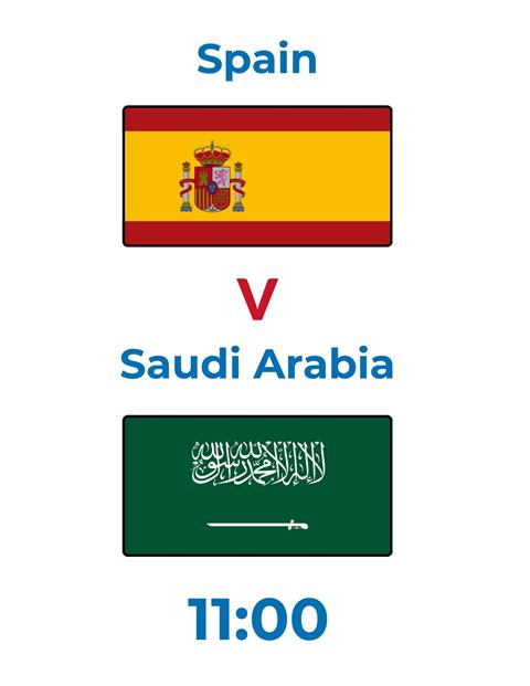 WC Spain vs. Saudi Arabia Movie Poster