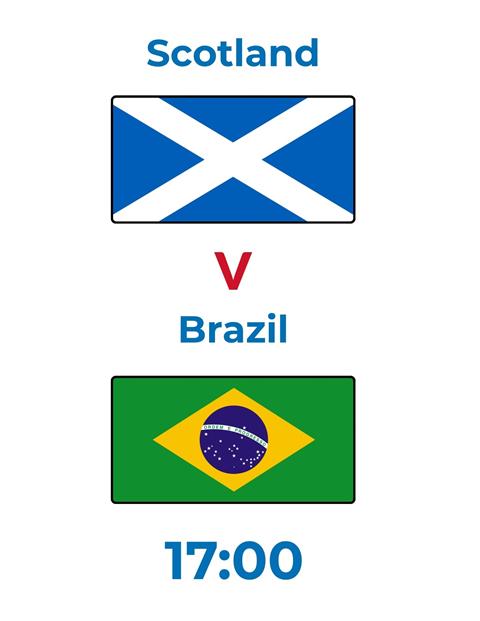 WC Scotland vs. Brazil Movie Poster