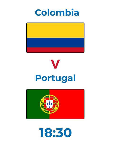 WC Colombia vs. Portugal Movie Poster