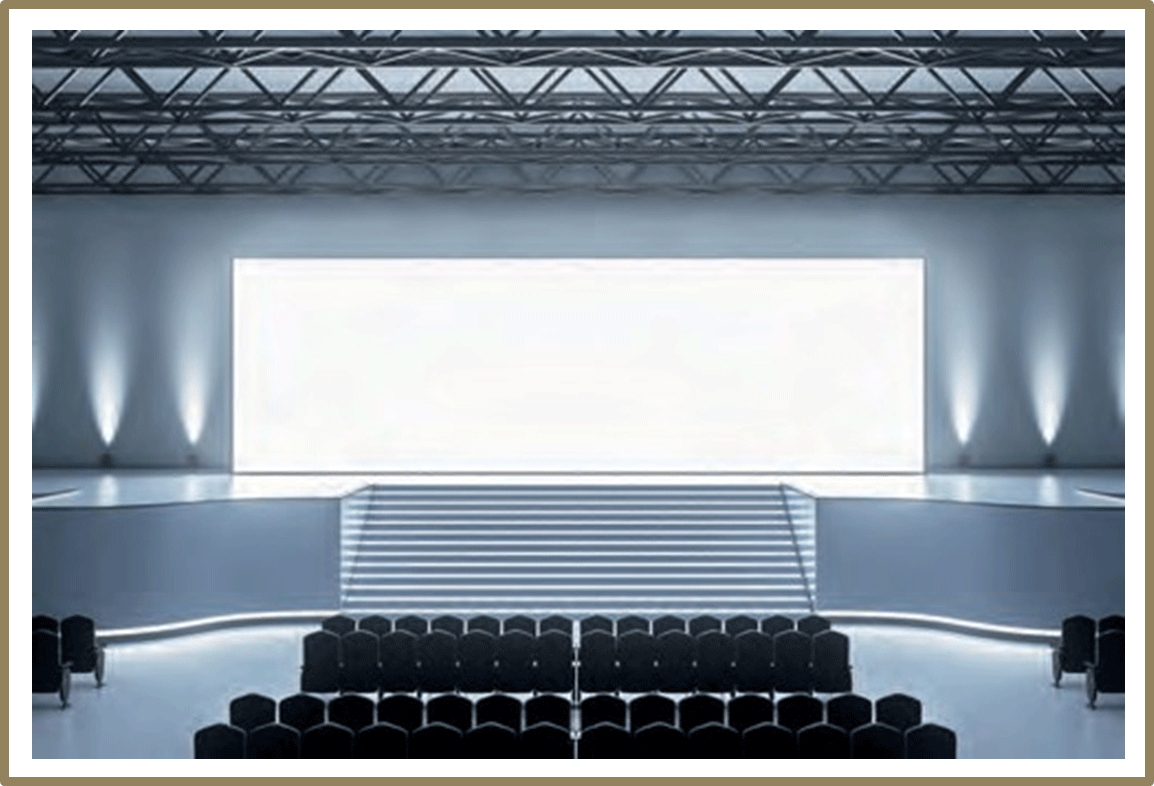 Large auditorium and stage