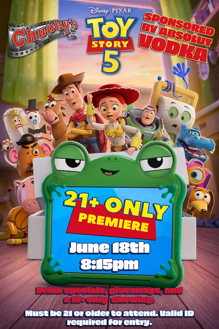21+ ONLY SHOWING: TOY STORY 5! Movie Poster