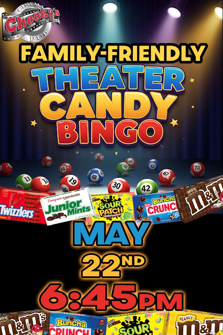 LIVE THEATER CANDY BINGO! 05/22/26 Movie Poster