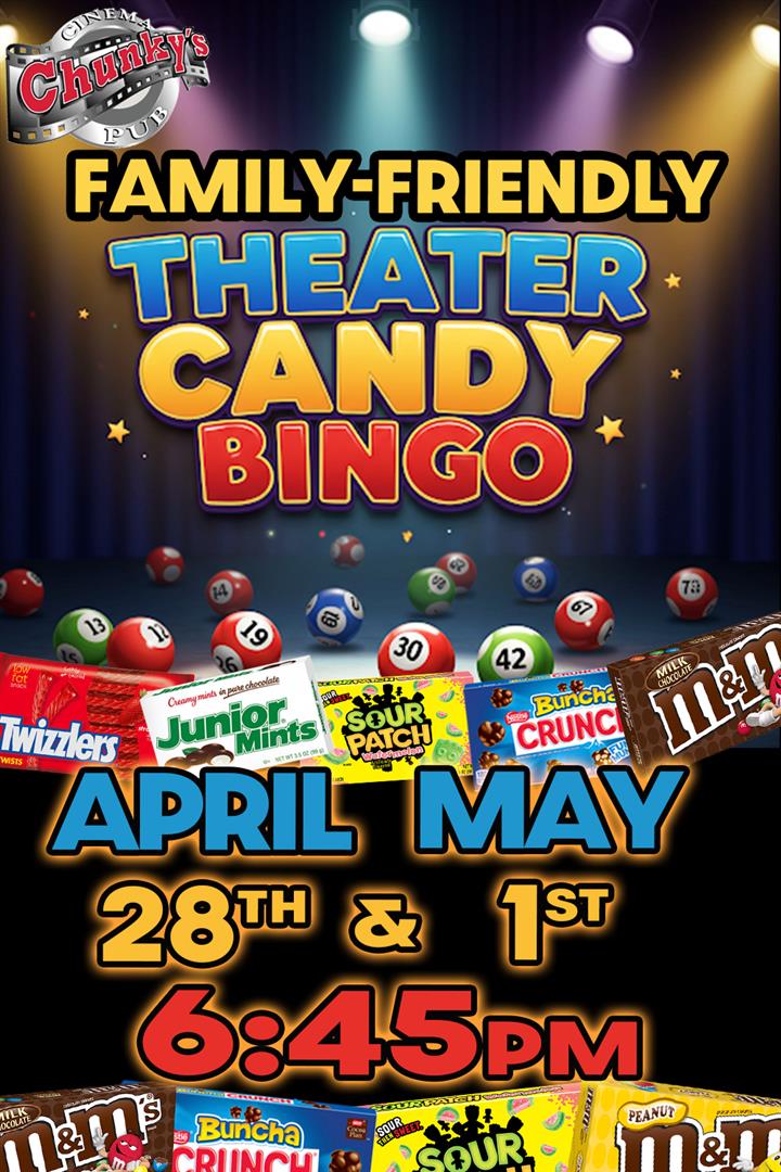 LIVE THEATER CANDY BINGO! 05/01/26 Movie Poster