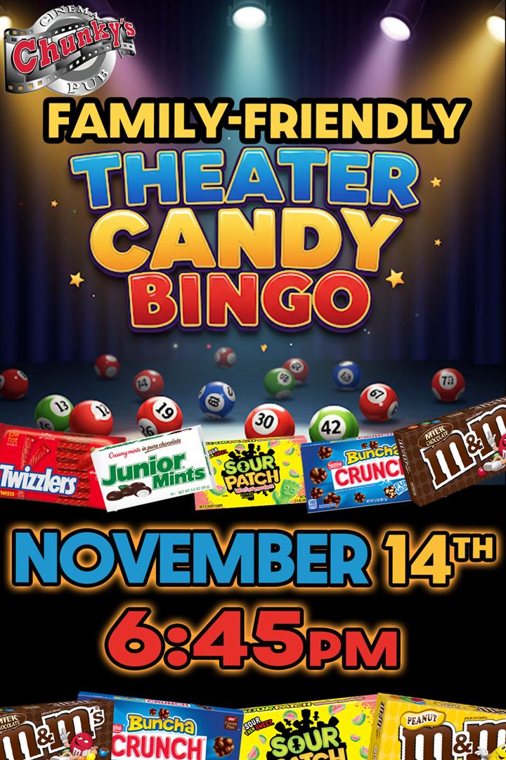LIVE THEATER CANDY BINGO 11/14 Movie Poster