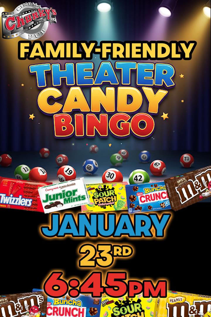 LIVE THEATER CANDY BINGO 01/23 Movie Poster