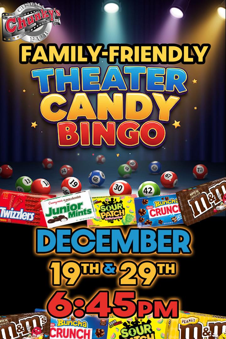 LIVE THEATER CANDY BINGO 12/29 Movie Poster