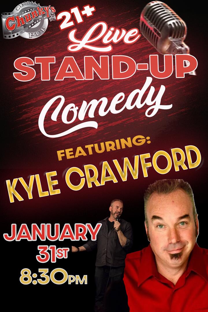 LIVE 21+ COMEDY NIGHT: KYLE CRAWFORD!  1/31 Movie Poster
