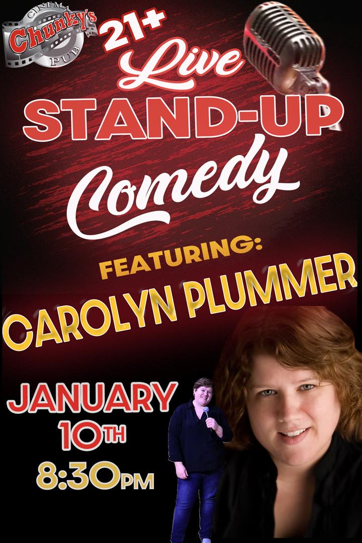 LIVE 21+ COMEDY NIGHT: CAROLYN PLUMMER 1/10 Movie Poster