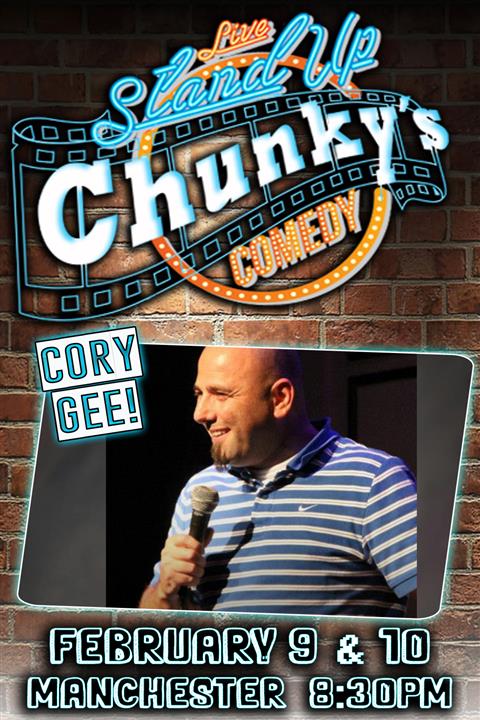 LIVE COMEDY FEATURING CORY GEE!  FEB 2024 poster