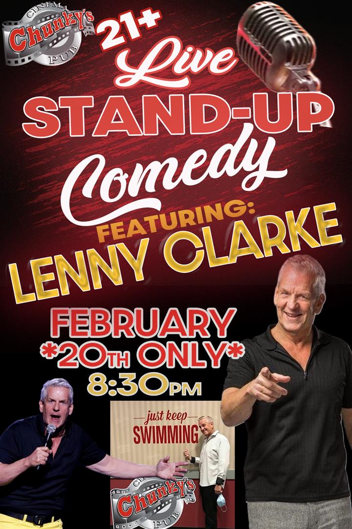 LIVE 21+ COMEDY NIGHT: LENNY CLARKE 2/20 *ONLY*! Movie Poster
