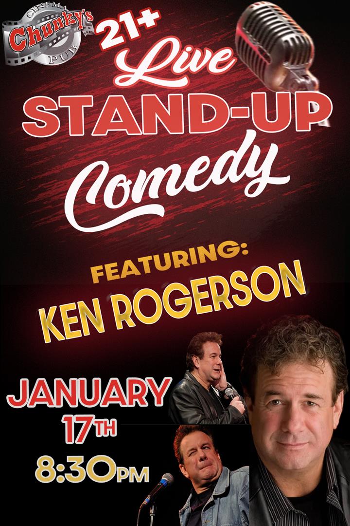 LIVE 21+ COMEDY NIGHT: KEN ROGERSON 1/17 Movie Poster
