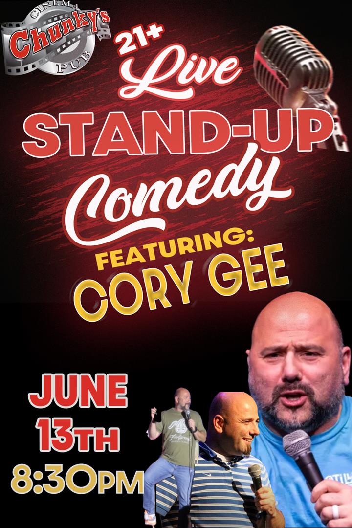LIVE 21+ COMEDY NIGHT: CORY GEE! 06/13/26 Movie Poster