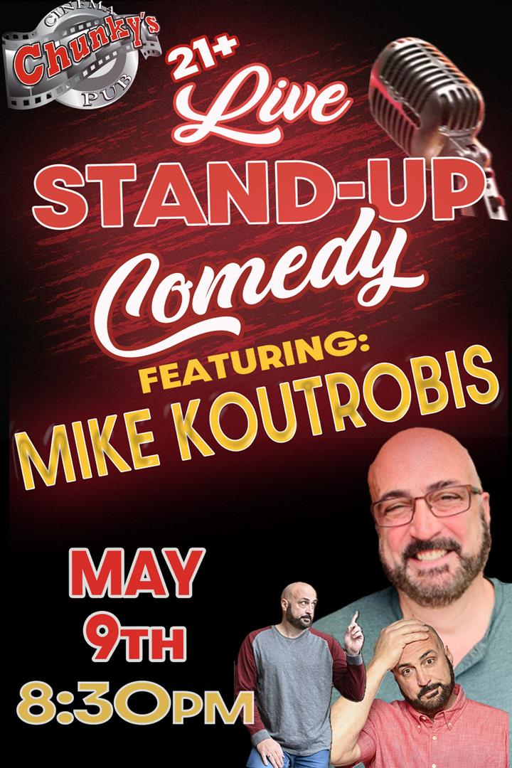 LIVE 21+ COMEDY NIGHT: MIKE KOUTROBIS! 05/09/26 Movie Poster