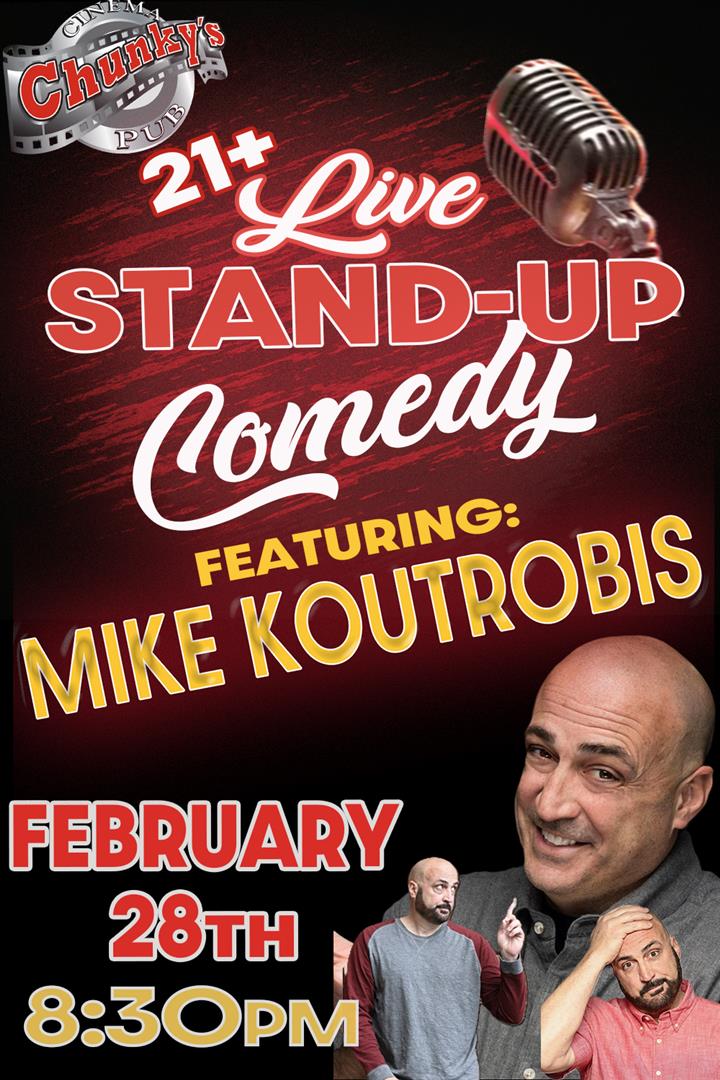 LIVE 21+ COMEDY NIGHT: MIKE KOUTROBIS 02/28/26 Movie Poster