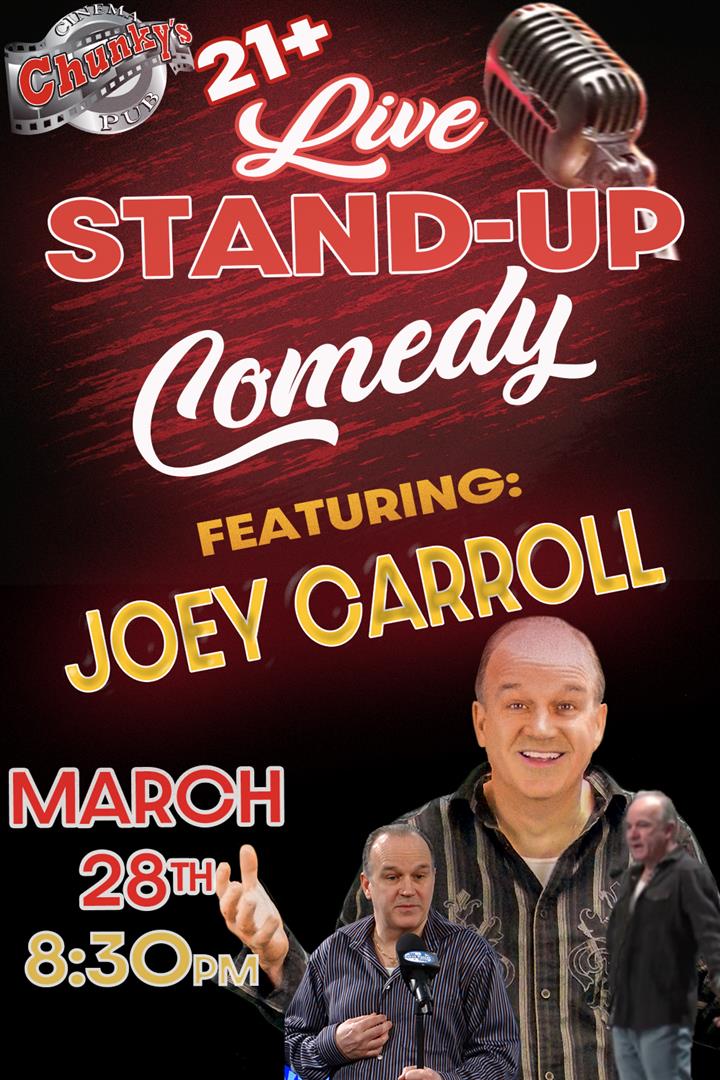 LIVE 21+ COMEDY NIGHT: JOEY CARROLL! 03/28/26 Movie Poster