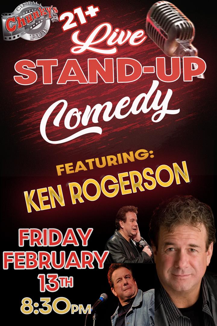LIVE 21+ COMEDY NIGHT: KEN ROGERSON!  2/07 Movie Poster
