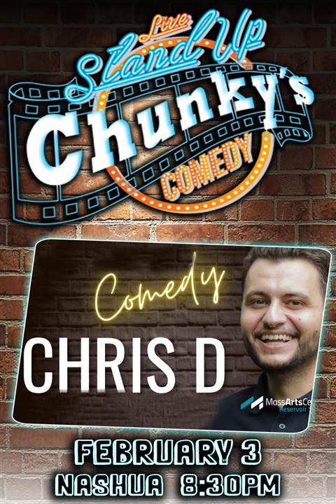LIVE COMEDY FEATURING CHRIS D!   FEB 2024 poster
