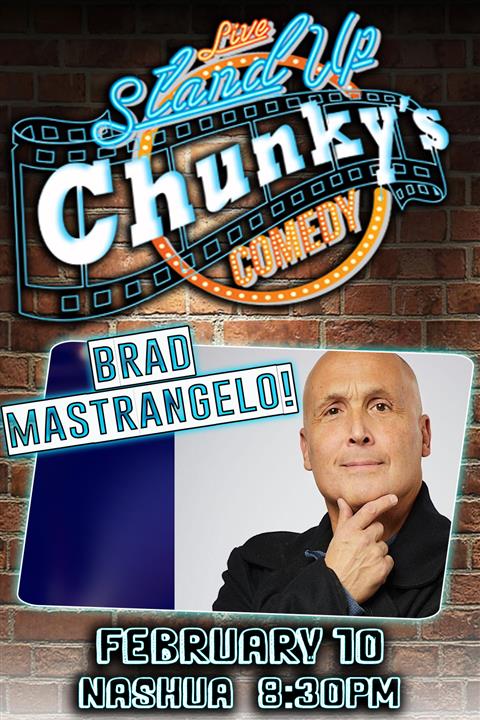 LIVE COMEDY FEATURING BRAD MASTRANGELO!  FEB 2024 poster