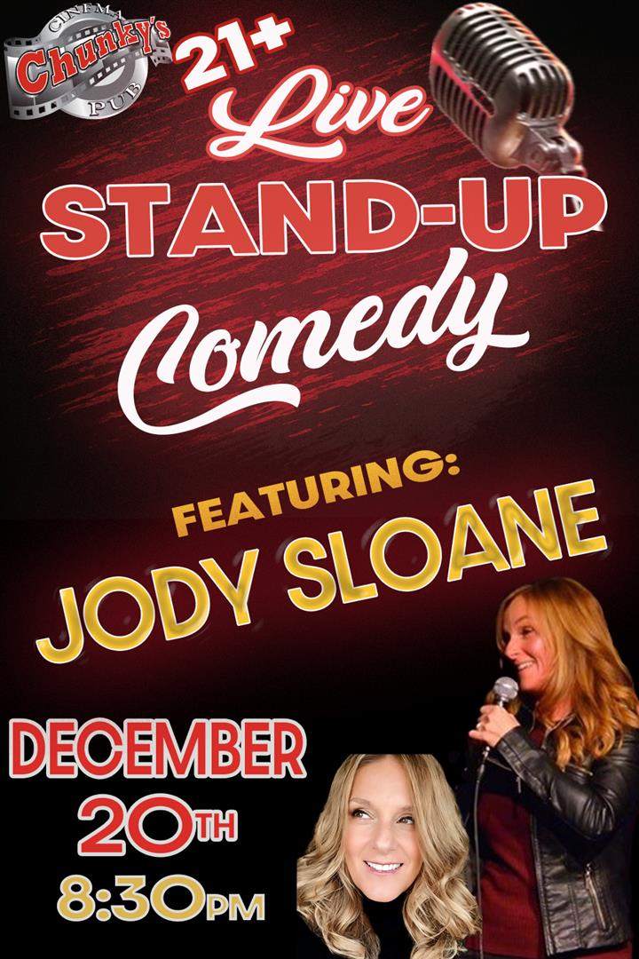 LIVE 21+ COMEDY NIGHT: JODY SLOANE! 12/20 Movie Poster