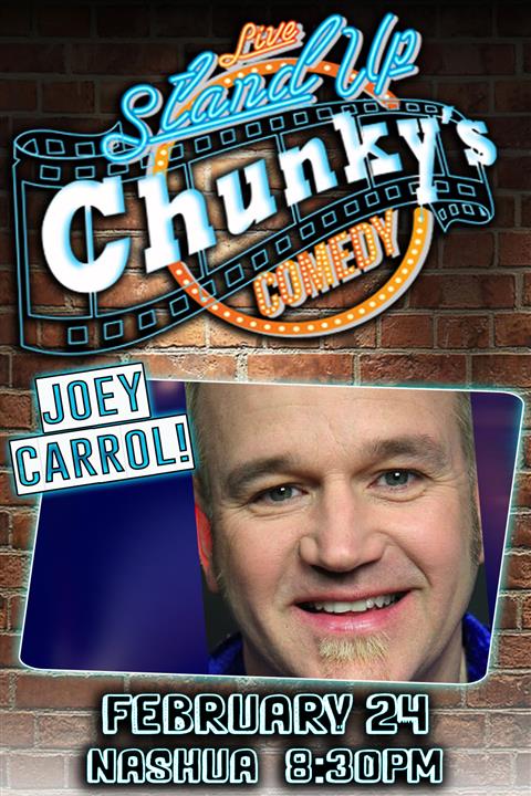 LIVE COMEDY FEATURING JOEY CARROL!  FEB 2024 poster