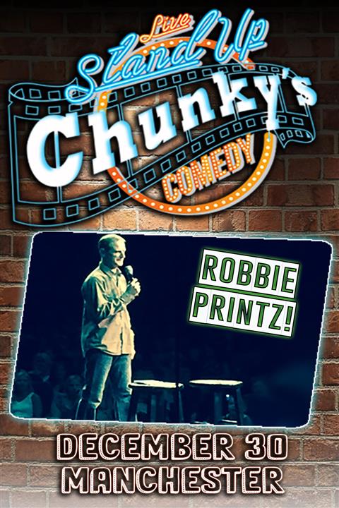 LIVE COMEDY FEATURING ROBBIE PRINTZ! poster