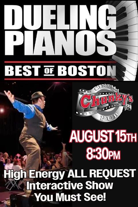 LIVE 18+ DUELING PIANOS 08/15/26 poster