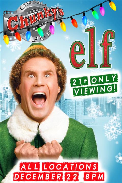 21+ ONLY ELF VIEWING PARTY! poster