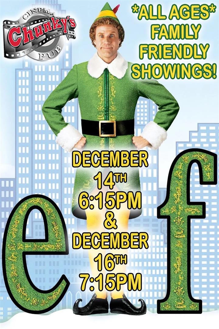 ELF - ALL AGES SHOWING! Movie Poster