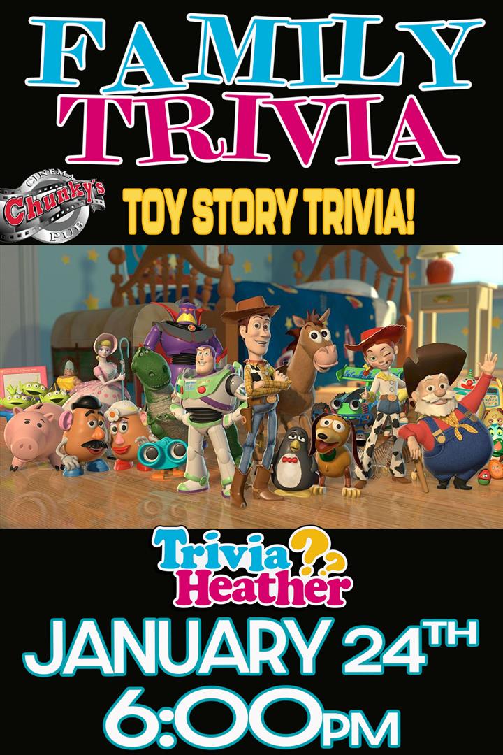 LIVE FAMILY TRIVIA: TOY STORY 1/24 Movie Poster