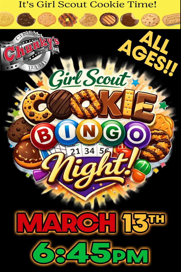 GIRL SCOUT COOKIE BINGO 03/13/26 Movie Poster