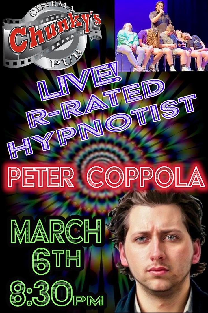 LIVE R-RATED HYPNOTIST PETER COPPOLA! 03/06/26 Movie Poster
