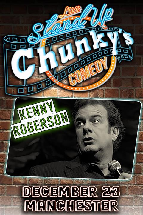 LIVE COMEDY FEATURING KENNY ROGERSON! 12-23-22 poster