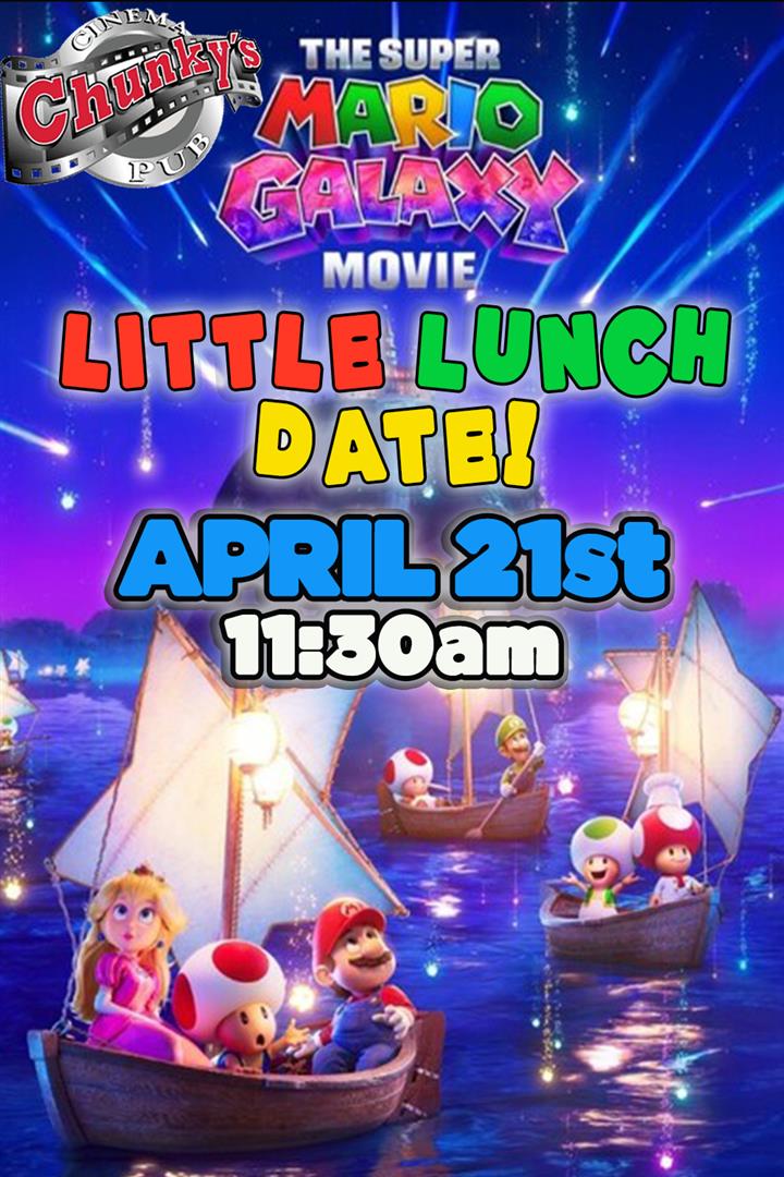 LITTLE LUNCH DATE: SUPER MARIO GALAXY Movie Poster