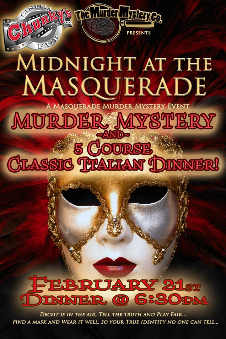 18+ MURDER MYSTERY DINNER 02/21/26 Movie Poster