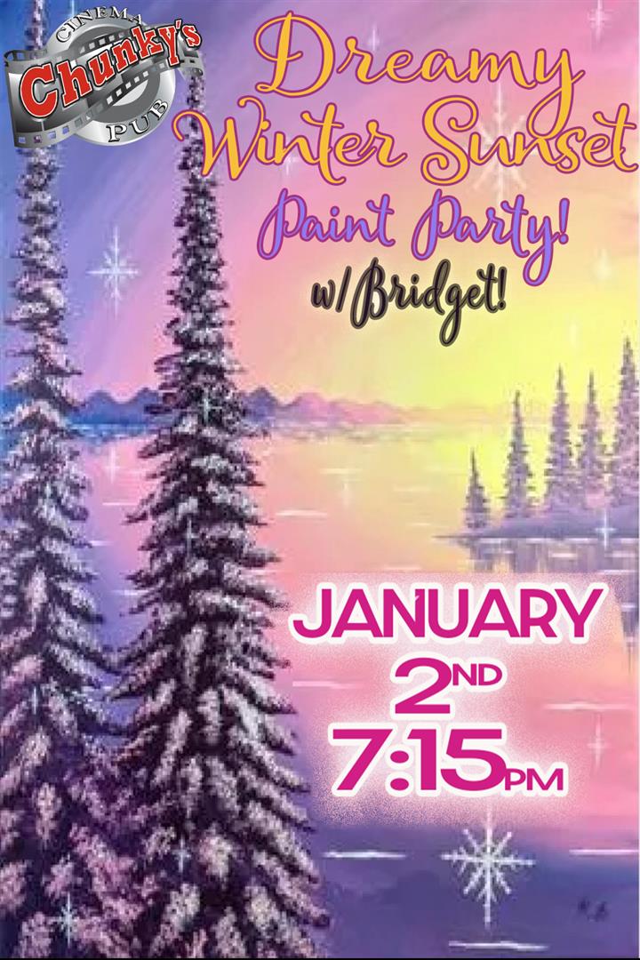 PAINT NIGHT: DREAMY WINTER SUNSET 1/02 Movie Poster