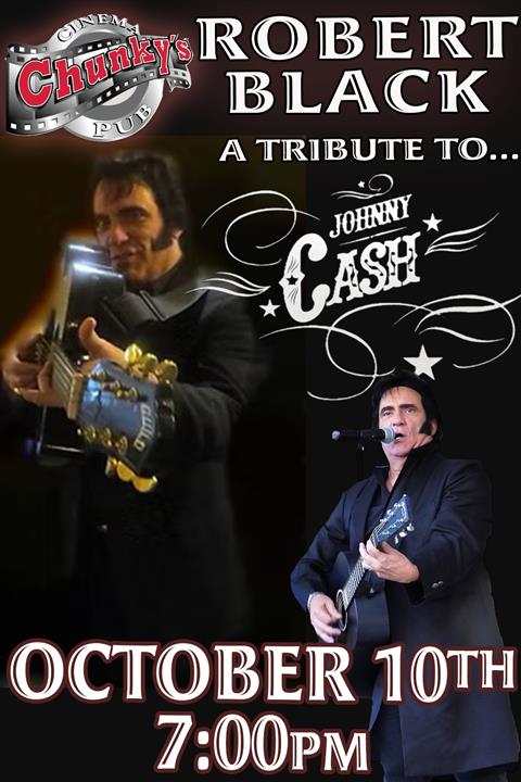 LIVE 18+ A TRIBUTE TO JOHNNY CASH! 10/10/26 poster