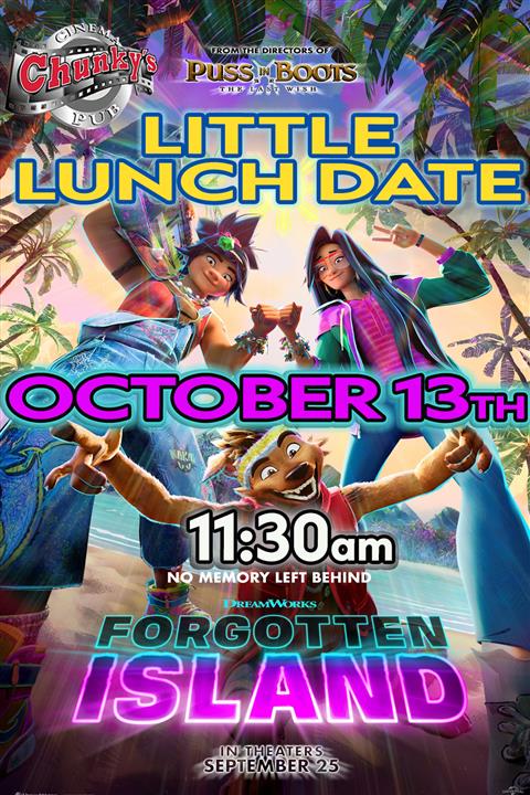 LITTLE LUNCH DATE: FORGOTTEN ISLAND! 10/13/26 poster