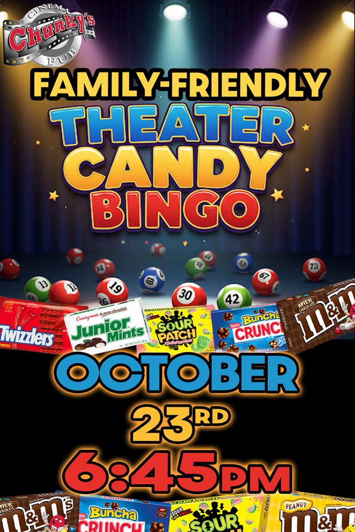 LIVE THEATER CANDY BINGO! 10/23/26 Movie Poster