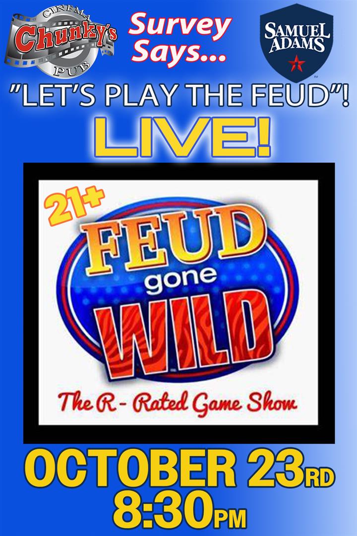 21+ "FEUD GONE WILD" LIVE GAME SHOW! 10/23/26 Movie Poster