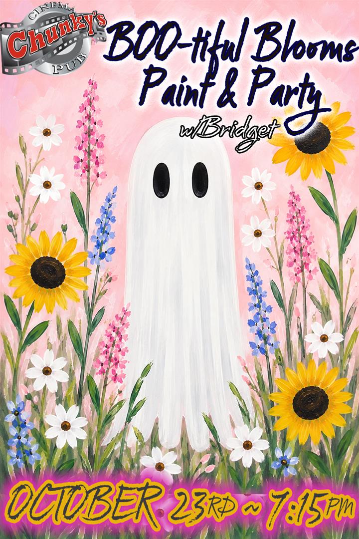 PAINT PARTY: BOO-TIFUL BLOOMS! 10/16/26 Movie Poster