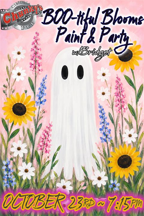 PAINT PARTY: BOO-TIFUL BLOOMS! 10/16/26 poster