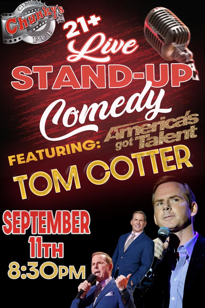 LIVE 21+ COMEDY: TOM COTTER! 09/11/26 Movie Poster