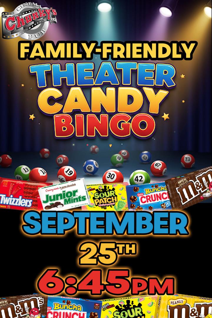 LIVE THEATER CANDY BINGO! 09/25/26 Movie Poster