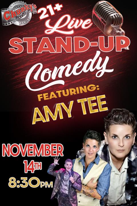 LIVE 21+ COMEDY: AMY TEE! 11/14/26 poster