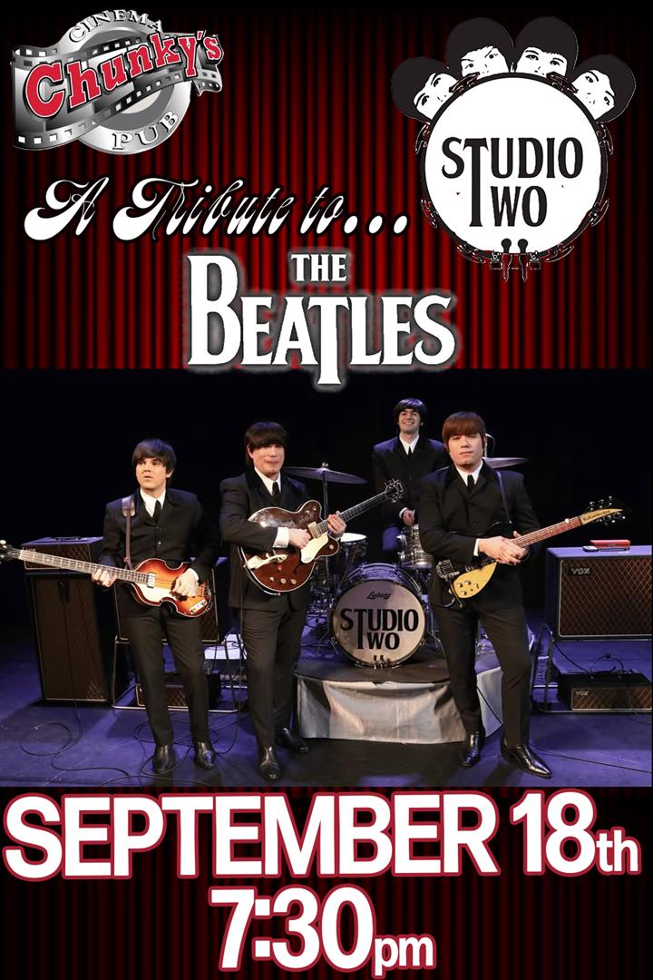 LIVE 18+ A TRIBUTE TO THE BEATLES: STUDIO TWO! 09/18/26 Movie Poster