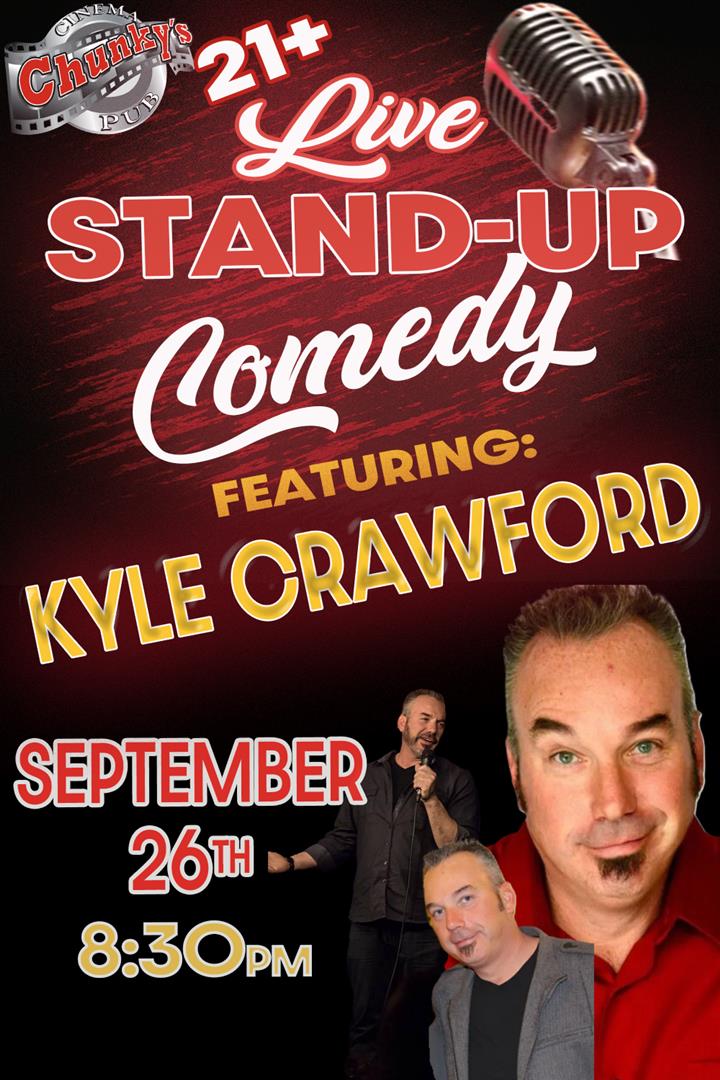 LIVE 21+ COMEDY: KYLE CRAWFORD! 09/26/26 Movie Poster