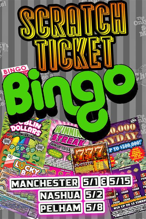 21+ SCRATCH TICKET BINGO! 5-2-24 poster
