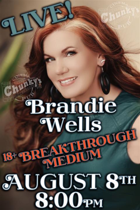 18+ LIVE SPIRIT MEDIUM: BRANDIE WELLS! 08/08/26 poster